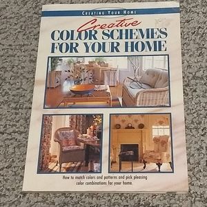 🌷‼️5/$20 Creative Color Schemes for Your Home Paperback Writer's Digest Book